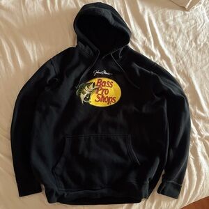 Bass Pro Shops Black Hoodie with Logo